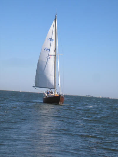 Segelboot in der Schlei